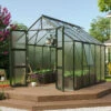 Serre De Jardin Olymp 8,3m² En Alu émeraude Et Polycarbonate 4mm - Vitavia -Jardin Serre Boutique serre de jardin olymp 83m en alu emeraude et polycarbonate 4mm vitavia