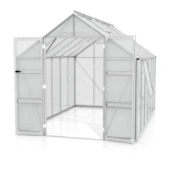 Serre De Jardin Olymp 9,9m² En Alu Anodisé Et Polycarbonate 4mm - Vitavia -Jardin Serre Boutique serre de jardin olymp 99m en alu anodise et polycarbonate 4mm vitavia 2