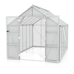 Serre De Jardin Olymp 9,9m² En Alu Anodisé Et Polycarbonate 6mm - Vitavia -Jardin Serre Boutique serre de jardin olymp 99m en alu anodise et polycarbonate 6mm vitavia 2