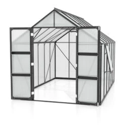 Serre De Jardin Olymp 9,9m² En Alu Noir Et Polycarbonate 4mm - Vitavia 8 Serre De Jardin Olymp 9,9m² En Alu Noir Et Polycarbonate 4mm - Vitavia -Jardin Serre Boutique serre de jardin olymp 99m en alu noir et polycarbonate 4mm vitavia 2