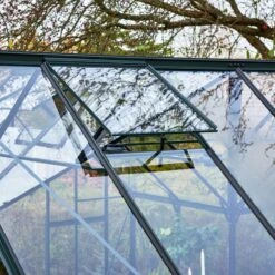 Serre De Jardin Orangerie 12,9m² Noire En Verre Trempé Garden Room - Halls -Jardin Serre Boutique serre de jardin orangerie 129m noire en verre trempe garden room halls 8