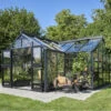 Serre De Jardin Orangerie 21,5m² En Aluminium Noir Et Verre Trempé 3mm - Juliana 2 Serre De Jardin Orangerie 21,5m² En Aluminium Noir Et Verre Trempé 3mm - Juliana -Jardin Serre Boutique serre de jardin orangerie 215m en aluminium noir et verre trempe 3mm juliana