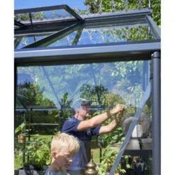 Serre De Jardin Orangerie 21,5m² En Aluminium Noir Et Verre Trempé 3mm - Juliana -Jardin Serre Boutique serre de jardin orangerie 215m en aluminium noir et verre trempe 3mm juliana 11