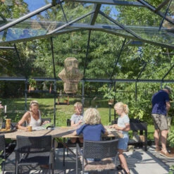 Serre De Jardin Orangerie 21,5m² En Aluminium Noir Et Verre Trempé 3mm - Juliana -Jardin Serre Boutique serre de jardin orangerie 215m en aluminium noir et verre trempe 3mm juliana 13