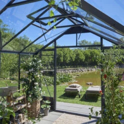 Serre De Jardin Orangerie 21,5m² En Aluminium Noir Et Verre Trempé 3mm - Juliana -Jardin Serre Boutique serre de jardin orangerie 215m en aluminium noir et verre trempe 3mm juliana 19