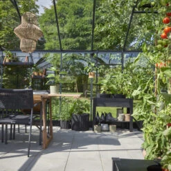 Serre De Jardin Orangerie 21,5m² En Aluminium Noir Et Verre Trempé 3mm - Juliana -Jardin Serre Boutique serre de jardin orangerie 215m en aluminium noir et verre trempe 3mm juliana 5