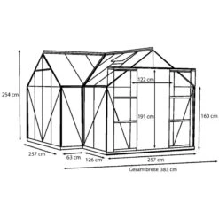 Serre De Jardin Orangerie Sirius 13m² En Aluminium Noir Et Vitrage En Verre - Vitavia -Jardin Serre Boutique serre de jardin orangerie sirius 13m en aluminium noir et vitrage en verre vitavia 8