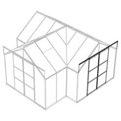 Serre De Jardin Orangerie Sirius 13m² En Aluminium Noir Et Vitrage En Verre - Vitavia -Jardin Serre Boutique serre de jardin orangerie sirius 13m en aluminium noir et vitrage en verre vitavia 9