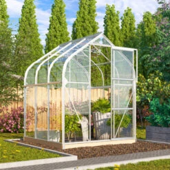 Serre De Jardin Orion 3,8m² En Aluminium Et Verre De Sécurité 3mm - Vitavia -Jardin Serre Boutique serre de jardin orion 38m en aluminium et verre de securite 3mm vitavia 2