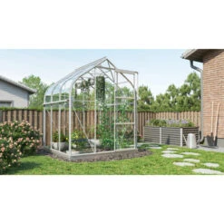 Serre De Jardin Orion 3,8m² En Aluminium Et Verre De Sécurité 3mm - Vitavia -Jardin Serre Boutique serre de jardin orion 38m en aluminium et verre de securite 3mm vitavia 4