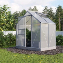 Serre De Jardin Planet 2,5m² En Aluminium Anodisé Et Polycarbonate 6mm - Vitavia