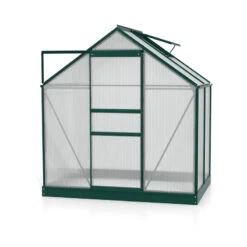 Serre De Jardin Planet 2,5m² En Aluminium émeraude Et Polycarbonate 6mm - Vitavia -Jardin Serre Boutique serre de jardin planet 25m en aluminium emeraude et polycarbonate 6mm vitavia 1