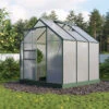 Serre De Jardin Planet 3,8m² En Aluminium émeraude Et Polycarbonate 6mm - Vitavia -Jardin Serre Boutique serre de jardin planet 38m en aluminium emeraude et polycarbonate 6mm vitavia