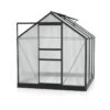 Serre De Jardin Planet 3,8m² En Aluminium Noir Et Polycarbonate 6mm - Vitavia -Jardin Serre Boutique serre de jardin planet 38m en aluminium noir et polycarbonate 6mm vitavia
