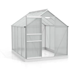 Serre De Jardin Planet 5m² En Aluminium Anodisé Et Polycarbonate 6mm - Vitavia -Jardin Serre Boutique serre de jardin planet 5m en aluminium anodise et polycarbonate 6mm vitavia 2