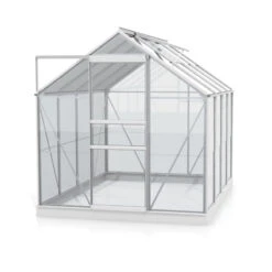 Serre De Jardin Planet 5m² En Aluminium Anodisé Et Verre De Sécurité 3mm - Vitavia -Jardin Serre Boutique serre de jardin planet 5m en aluminium anodise et verre de securite 3mm vitavia 4