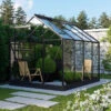 Serre De Jardin Planet 5m² En Aluminium Noir Et Verre De Sécurité 3mm - Vitavia 2 Serre De Jardin Planet 5m² En Aluminium Noir Et Verre De Sécurité 3mm - Vitavia -Jardin Serre Boutique serre de jardin planet 5m en aluminium noir et verre de securite 3mm vitavia