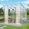 Serre De Jardin Playa 5,9m² En Aluminium Anodisé Et Polycarbonate 6mm - Vitavia 1 Serre De Jardin Playa 5,9m² En Aluminium Anodisé Et Polycarbonate 6mm - Vitavia -Jardin Serre Boutique serre de jardin playa 59m en aluminium anodise et polycarbonate 6mm vitavia