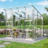 Serre De Jardin Playa 5,9m² En Aluminium Anodisé Et Vitrage Combiné - Vitavia -Jardin Serre Boutique serre de jardin playa 59m en aluminium anodise et vitrage combine vitavia