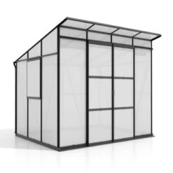 Serre De Jardin Playa 5,9m² En Aluminium Noir Et Polycarbonate 6mm - Vitavia 6 Serre De Jardin Playa 5,9m² En Aluminium Noir Et Polycarbonate 6mm - Vitavia -Jardin Serre Boutique serre de jardin playa 59m en aluminium noir et polycarbonate 6mm vitavia 1