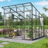 Serre De Jardin Playa 7,6m² En Aluminium Noir Et Vitrage Combiné - Vitavia 1 Serre De Jardin Playa 7,6m² En Aluminium Noir Et Vitrage Combiné - Vitavia -Jardin Serre Boutique serre de jardin playa 76m en aluminium noir et vitrage combine vitavia