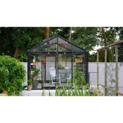Serre De Jardin R305 BLACKLINE 11,35m² En Aluminium Laqué RAL 9005 Noir Et Verre Trempé – ACD 9 Serre De Jardin R305 BLACKLINE 11,35m² En Aluminium Laqué RAL 9005 Noir Et Verre Trempé – ACD -Jardin Serre Boutique serre de jardin r305 blackline 1135m en aluminium laque ral 9005 noir et verre trempe acd 2