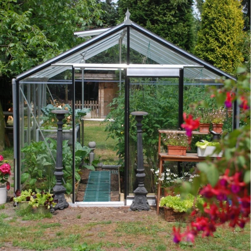 Serre De Jardin R305H Prestige Clear Sky 11,35m² En Aluminium Et Verre Trempé – ACD 11 Serre De Jardin R305H Prestige Clear Sky 11,35m² En Aluminium Et Verre Trempé – ACD – Image 9