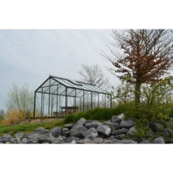 Serre De Jardin R306 BLACKLINE 13,62m² En Aluminium Flaqué Noir RAL 9005 Et Verre Trempé – ACD -Jardin Serre Boutique serre de jardin r306 blackline 1362m en aluminium flaque noir ral 9005 et verre trempe acd 1