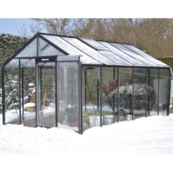 Serre De Jardin R306 Prestige Grow 13,62m² En Aluminium Laqué RAL Et Verre Trempé – ACD -Jardin Serre Boutique serre de jardin r306 prestige grow 1362m en aluminium laque ral et verre trempe acd 1