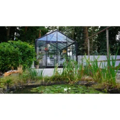 Serre De Jardin R307 BLACKLINE 15,88m² En Aluminium Laqué Noir RAL 9005 Et Verre Trempé – ACD -Jardin Serre Boutique serre de jardin r307 blackline 1588m en aluminium laque noir ral 9005 et verre trempe acd 1 4