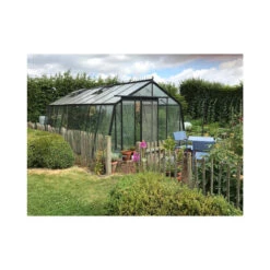 Serre De Jardin S208 BLACKLINE 22,53m² En Aluminium Laqué Noir RAL 9005 Et Verre Trempé – ACD