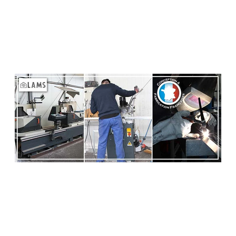 Serre De Jardin SUPRA 19m² En Aluminium Naturel Et Verre Trempé 4mm + Embase Incluse - Lams 20 Serre De Jardin SUPRA 19m² En Aluminium Naturel Et Verre Trempé 4mm + Embase Incluse - Lams – Image 18