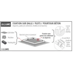 Serre De Jardin SUPRA 21,30m² En Aluminium Naturel Et Verre Trempé 4mm + Embase Incluse - Lams -Jardin Serre Boutique serre de jardin supra 2130m en aluminium naturel et verre trempe 4mm embase incluse lams 11