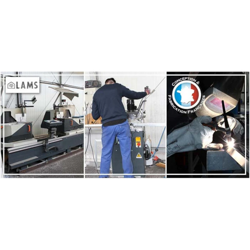 Serre De Jardin SUPRA 23,70m² En Aluminium Naturel Et Verre Trempé 4mm + Embase Incluse - Lams 16 Serre De Jardin SUPRA 23,70m² En Aluminium Naturel Et Verre Trempé 4mm + Embase Incluse - Lams – Image 14