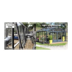 Serre De Jardin SUPRA 24,40m² En Aluminium Naturel Et Verre Trempé 4mm + Embase Incluse - Lams -Jardin Serre Boutique serre de jardin supra 2440m en aluminium naturel et verre trempe 4mm embase incluse lams 13