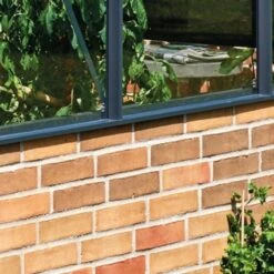 Serre De Jardin Sur Muret 13m² Anthracite En Verre Trempé Grand Oase - Juliana -Jardin Serre Boutique serre de jardin sur muret 13m anthracite en verre trempe grand oase juliana 11