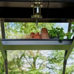 Serre De Jardin Sur Muret 18,8m² Anthracite En Verre Trempé Grand Oase - Juliana -Jardin Serre Boutique serre de jardin sur muret 188m anthracite en verre trempe grand oase juliana 9