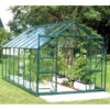 Serre De Jardin Uranus 11,5m² En Alu émeraude Et Verre De Sécurité 3mm - Vitavia