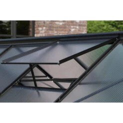 Serre De Jardin Uranus 11,5m² En Alu Noir Et Panneaux De PC 4mm - Vitavia -Jardin Serre Boutique serre de jardin uranus 115m en alu noir et panneaux de pc 4mm vitavia 4