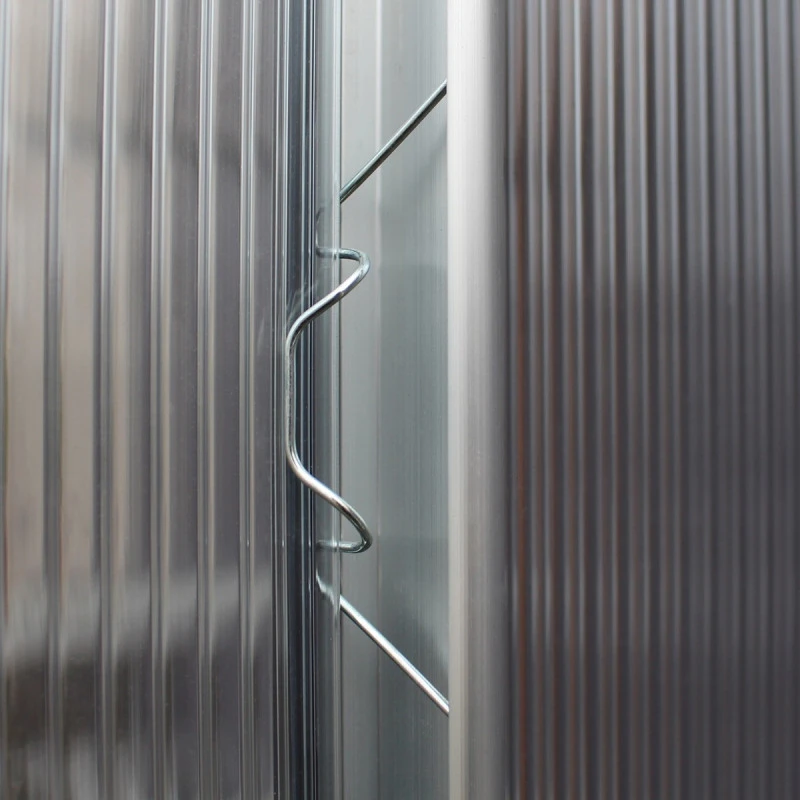 Serre De Jardin Uranus 8,3m² En Alu Anodisé Et Panneaux De PC 4mm - Vitavia 6 Serre De Jardin Uranus 8,3m² En Alu Anodisé Et Panneaux De PC 4mm - Vitavia – Image 4