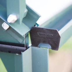 Serre De Jardin Uranus 8,3m² En Alu émeraude Et Verre De Sécurité 3mm - Vitavia -Jardin Serre Boutique serre de jardin uranus 83m en alu emeraude et verre de securite 3mm vitavia 5