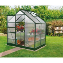 Serre De Jardin Venus 2,5m² En Aluminium émeraude Et Panneaux De Polycarbonate 4mm - Vitavia -Jardin Serre Boutique serre de jardin venus 25m en aluminium emeraude et panneaux de polycarbonate 4mm vitavia 3
