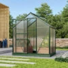Serre De Jardin Venus 2,5m² En Aluminium émeraude Et Polycarbonate 6mm - Vitavia -Jardin Serre Boutique serre de jardin venus 25m en aluminium emeraude et polycarbonate 6mm vitavia