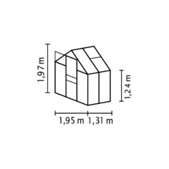 Serre De Jardin Venus 2,5m² En Aluminium Et Verre De Sécurité 3mm - Vitavia -Jardin Serre Boutique serre de jardin venus 25m en aluminium et verre de securite 3mm vitavia 1