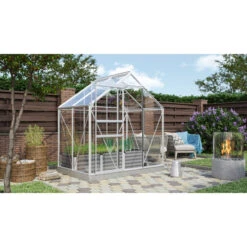 Serre De Jardin Venus 2,5m² En Aluminium Et Verre De Sécurité 3mm - Vitavia -Jardin Serre Boutique serre de jardin venus 25m en aluminium et verre de securite 3mm vitavia 4