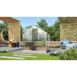 Serre De Jardin Venus 2,5m² En Aluminium Et Verre De Sécurité 3mm - Vitavia -Jardin Serre Boutique serre de jardin venus 25m en aluminium et verre de securite 3mm vitavia 5