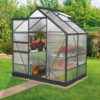 Serre De Jardin Venus 2,5m² En Aluminium Noir Et Panneaux De Polycarbonate 4mm - Vitavia -Jardin Serre Boutique serre de jardin venus 25m en aluminium noir et panneaux de polycarbonate 4mm vitavia