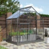 Serre De Jardin Venus 2,5m² En Aluminium Noir Et Verre De Sécurité 3mm - Vitavia -Jardin Serre Boutique serre de jardin venus 25m en aluminium noir et verre de securite 3mm vitavia