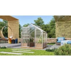 Serre De Jardin Venus 3,8m² En Aluminium Et Panneaux De Polycarbonate 4mm - Vitavia -Jardin Serre Boutique serre de jardin venus 38m en aluminium et panneaux de polycarbonate 4mm vitavia 2