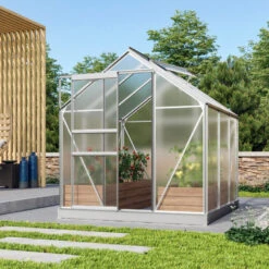Serre De Jardin Venus 3,8m² En Aluminium Et Panneaux De Polycarbonate 4mm - Vitavia -Jardin Serre Boutique serre de jardin venus 38m en aluminium et panneaux de polycarbonate 4mm vitavia 4
